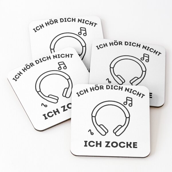 Item preview, "Ich Hör Dich Nicht Ich Zocke" Gaming Gifts Gamer designed and sold by Anton Ashraf.