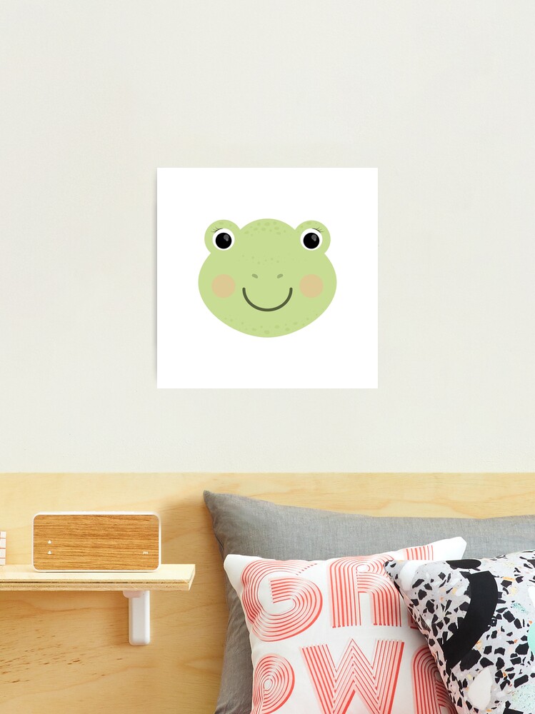 Baby frog face pillow –