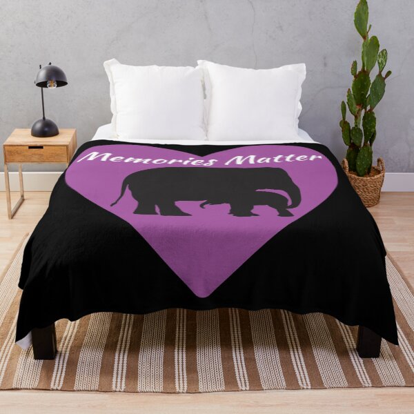 Item preview, Alzheimers and Brain Disease Awareness Memories Matter Elephant Design designed and sold by CreativeBel.