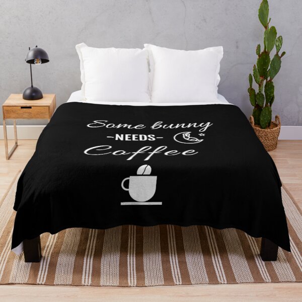 Item preview, Some Bunny Needs Coffee Funny designed and sold by StacieNichols.