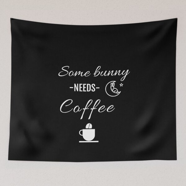 Item preview, Some Bunny Needs Coffee Funny designed and sold by StacieNichols.