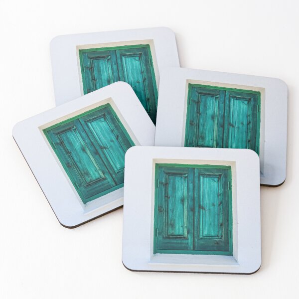 Item preview, Aesthetic White Blue Window Photo designed and sold by hewn505.