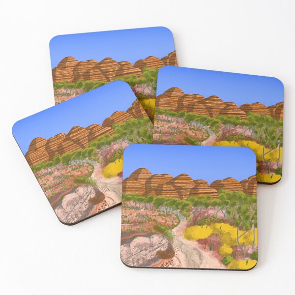 Item preview, Bungle Bungles Purnululu Australia Desert Landscape Painting designed and sold by emmafifield.