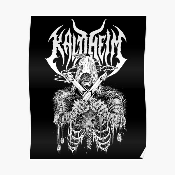 Magic The Gathering Kaldheim Skeleton Warrior Poster