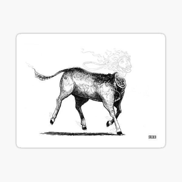 Headless Mule Sticker