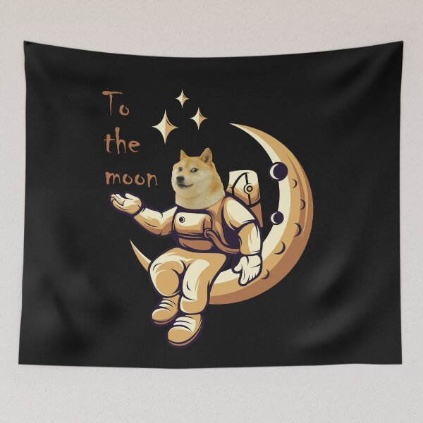 Item preview, Dogecoin to the moon designed and sold by empathylife.