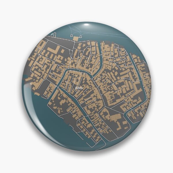 Item preview, Burano Map designed and sold by CitiesonWalls.