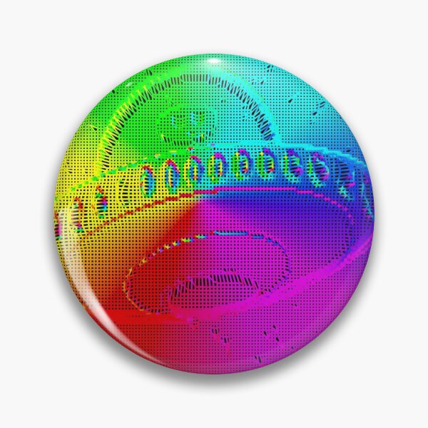 Item preview, Rainbow Alien and UFO Glitch - Rainbow Colors- Cartoon designed and sold by Cosmic-Ferret.