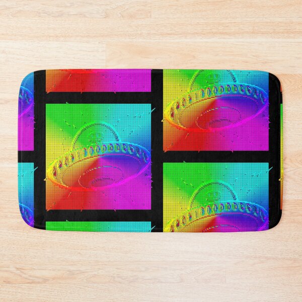 Item preview, Rainbow Alien and UFO Glitch - Rainbow Colors- Cartoon designed and sold by Cosmic-Ferret.