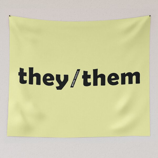Item preview, they/them designed and sold by LPDesignsUK.