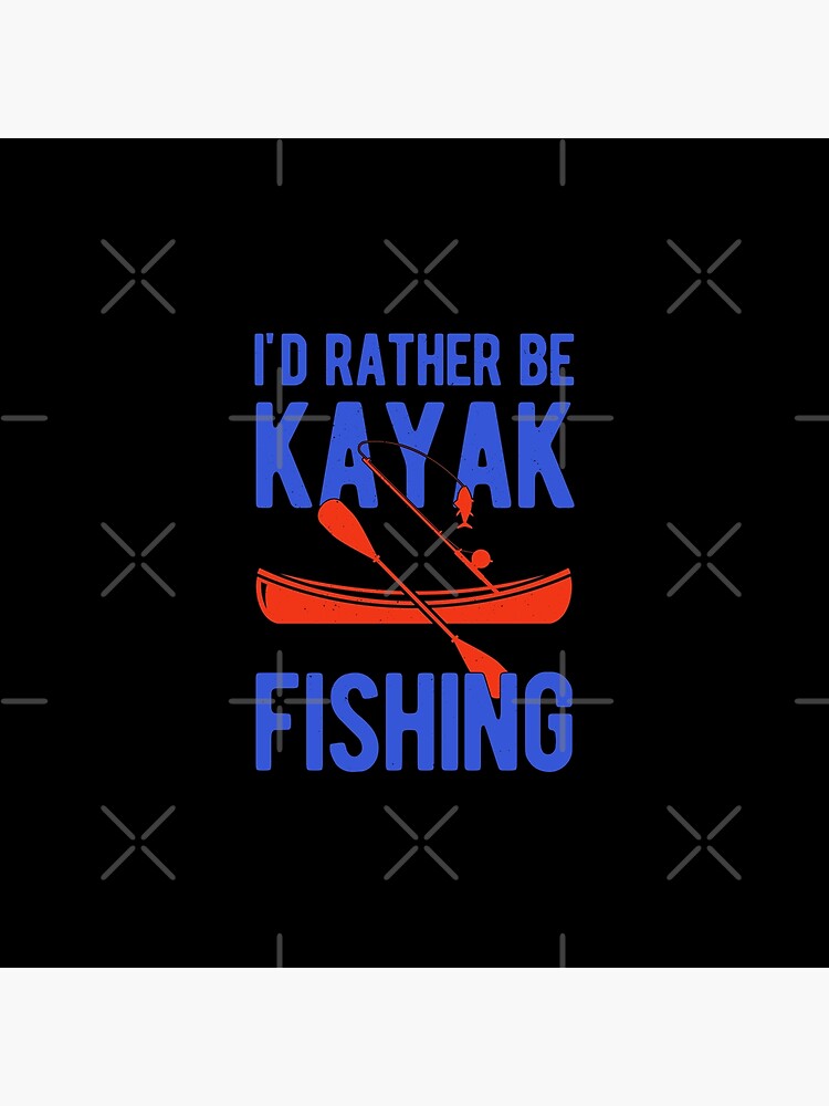 Kayak Fishing Bass Funny Quote Photographic Print for Sale by