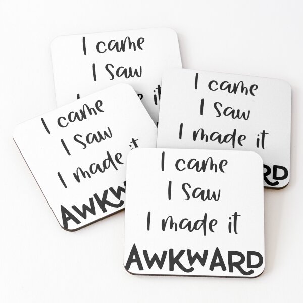 Item preview, I came I saw I made it awkward designed and sold by UNITEES21.