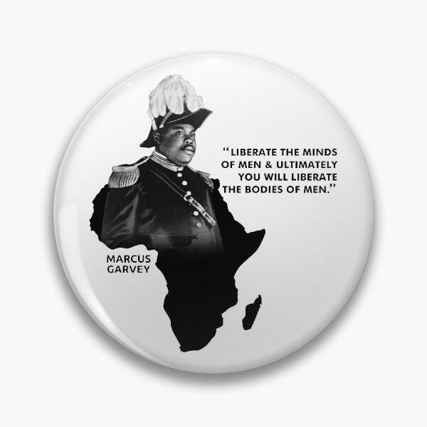 Artikelvorschau, Marcus Garvey Zitat - Befreie die Gedanken der Menschen entworfen und verkauft von RastaMerch.