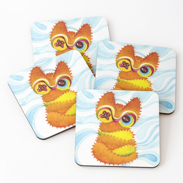 Item preview, Cactus Cat Waves designed and sold by bibomoreira.