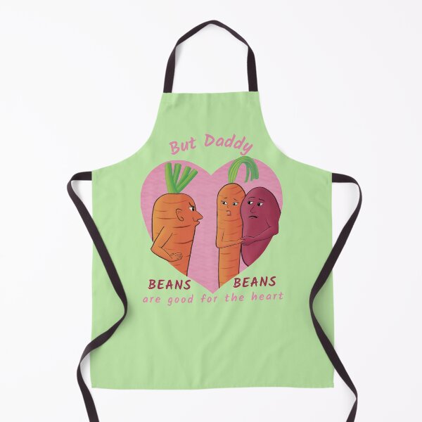 Item preview, But Daddy, Beans Beans Are Good For the Heart – funny vegetable cartoon designed and sold by Crystal Raymond.