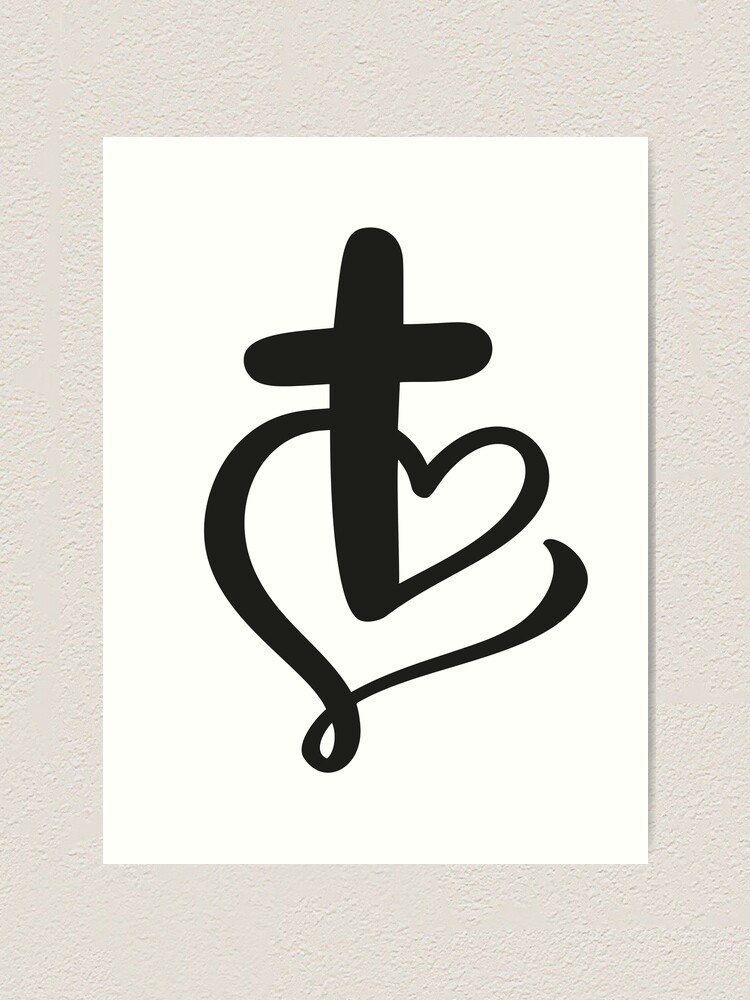 Alternate view of Faith, Love, Hope, Lord, Religion Christmas Gift Art Print
