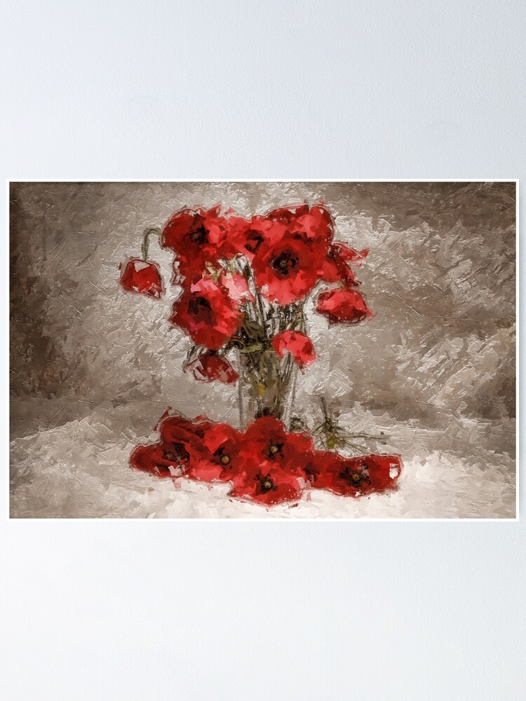 Alternate view of Bouquet of poppies Poster
