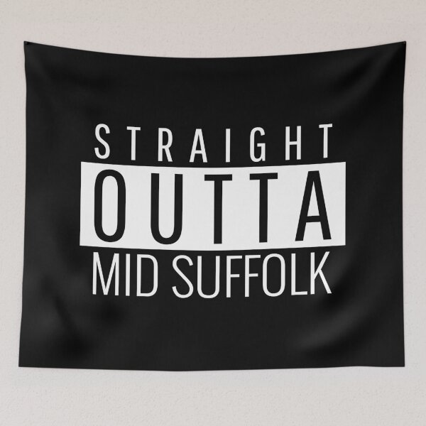 Item preview, Straight Outta Mid Suffolk  designed and sold by Teelogic.