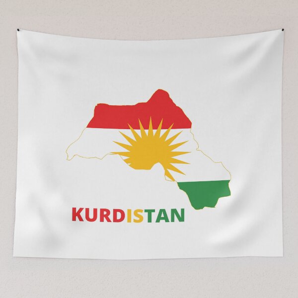 Item preview, Kurdistan Map designed and sold by 2LAWEN.