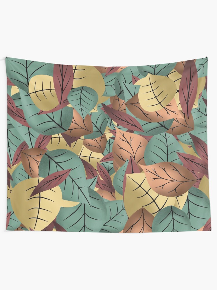 Alternate view of Autumn leaves Tapestry