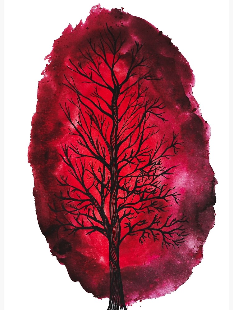 Bleeding tree by Treelustration