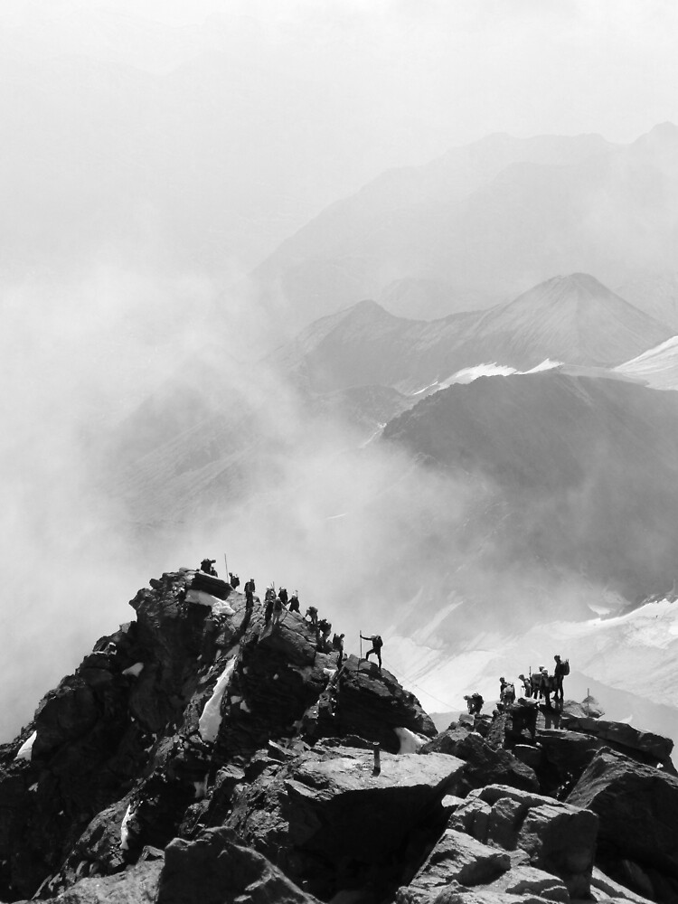 Grossglockner Summit Ridge by alipennyphoto