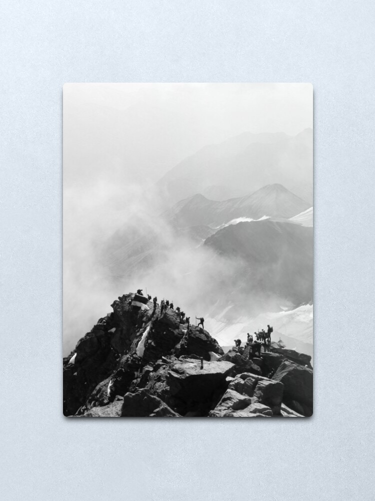 Alternate view of Grossglockner Summit Ridge Metal Print