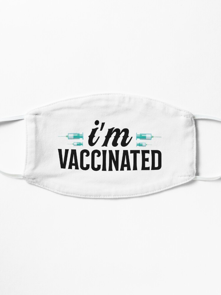 Alternate view of I'm Vaccinated Mask