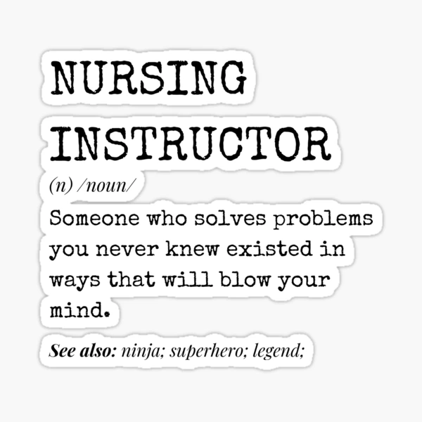 Christmas Nurse Curse Definition Funny Sticker for Sale by fantasticpud