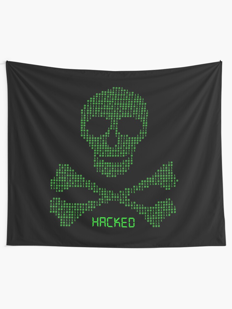 Alternate view of Funny Programmer Gamer Hacker Computer Engineer Tapestry