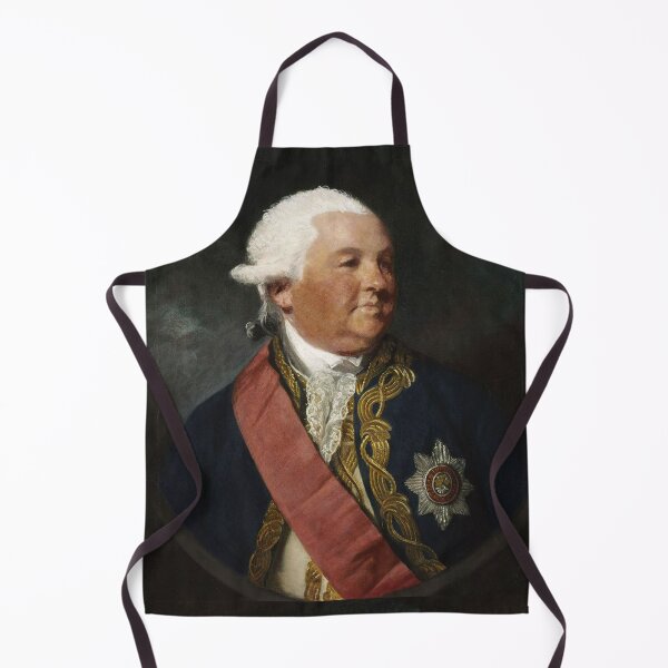 Item preview, Vintage portrait royal gentleman in powdered wig designed and sold by Vintage Designs +.