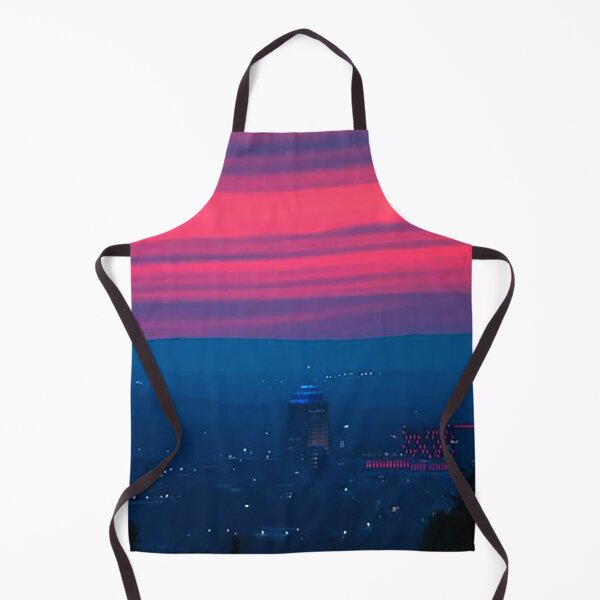 Item preview, Allentown PA skyline at sunset, photograph pink and blue designed and sold by Nostrathomas66.