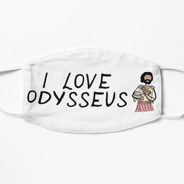 Greek Myth Comix - I LOVE Odysseus Flat Mask