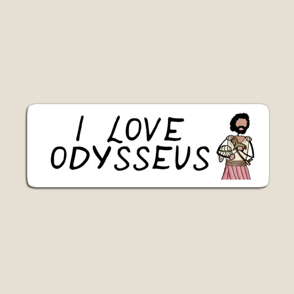 Greek Myth Comix - I LOVE Odysseus Magnet