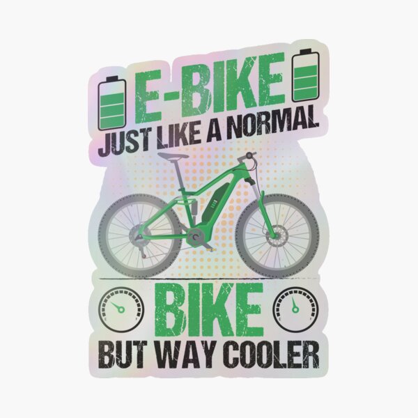 thumbnail interactive-video image 1 of Funny E-Bike License Plate - 6x12 Inch Aluminum Novelty Plate, "Just Like A Normal Bike But Way Cooler" 1 of 13