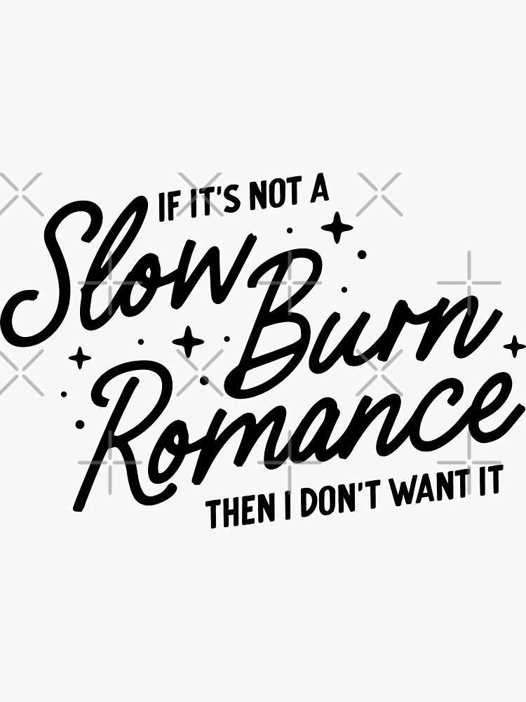 Slow Burn Book Club Sticker for Sale by LitDigital