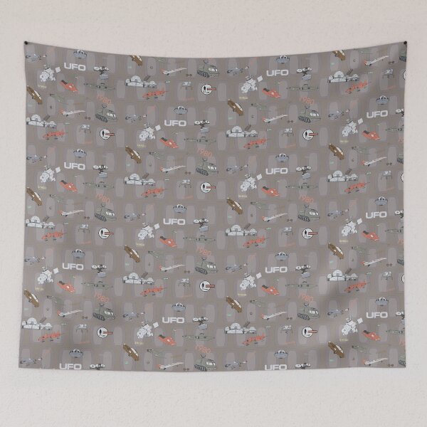 Item preview, Gerry Anderson's UFO 70's retro TV pattern designed and sold by IngoDuesentrieb.
