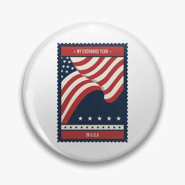 Item preview, My Exchange Year In USA American Flag For Exchange Student designed and sold by clara steines.