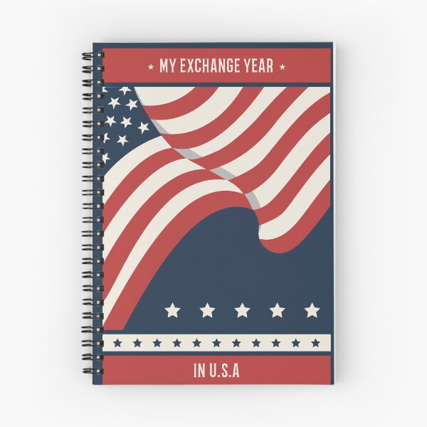 Item preview, My Exchange Year In USA American Flag For Exchange Student designed and sold by clara steines.