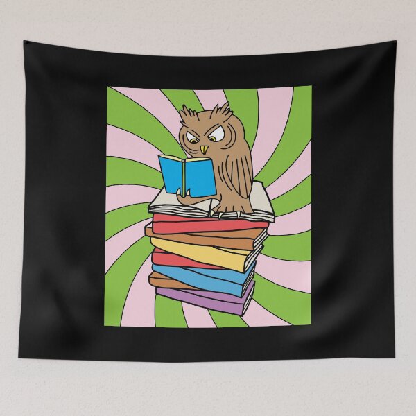 Item preview, Bookworm Owl Library Bookworm designed and sold by flofin.