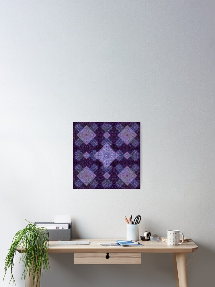 Thumbnail 2 of 3, Poster, Classic Diamond Pattern. designed and sold by MindTravel.