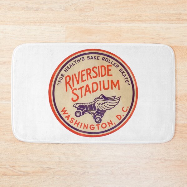 Item preview, Riverside Stadium Washington D.C. Roller Skating Rink Sticker Decal Label designed and sold by tislord.