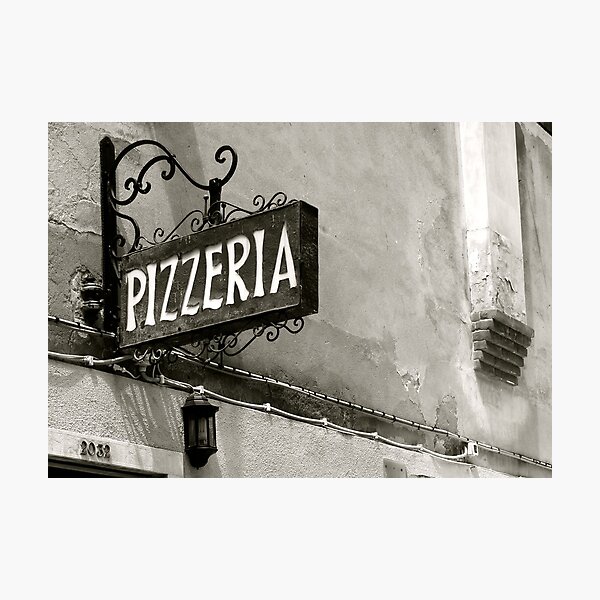 PIZZERIA At 2032... Photographic Print