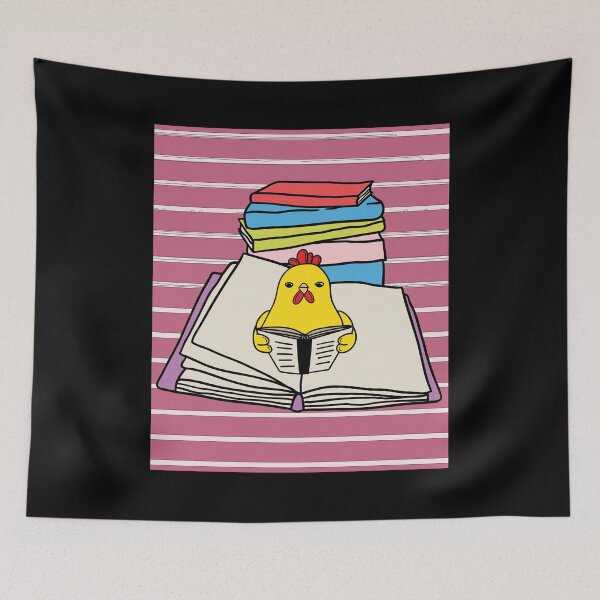 Item preview, Book Coat Chicken Library Reading Kat designed and sold by flofin.