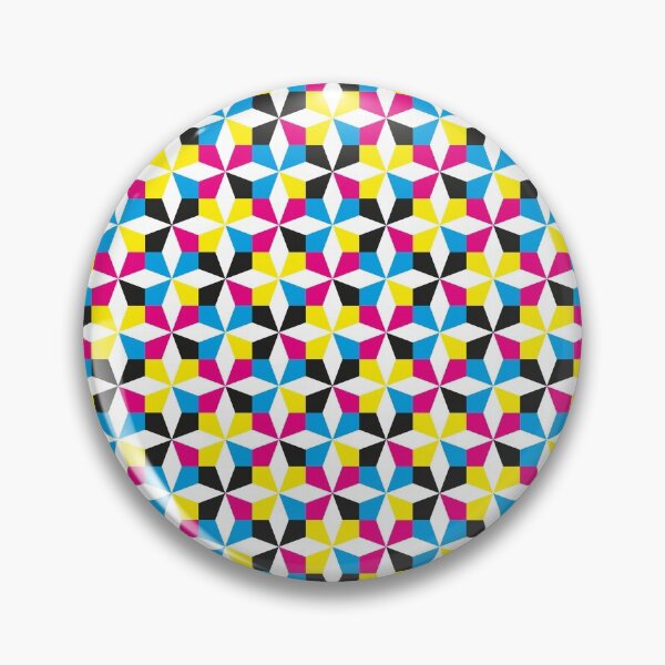 Item preview, Geometric Diamond Pattern (CMYK) designed and sold by John Uttley.