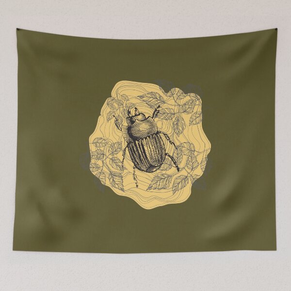 Item preview, Beetle With a Design of Leaves. designed and sold by Mrchaje.