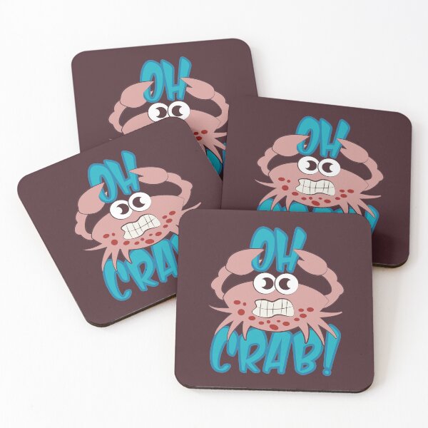 Item preview, Oh Crab! - funny animal pun designed and sold by DebbisPalette.