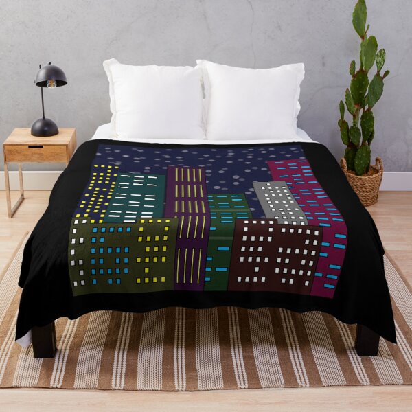 Item preview, Skyline City At Night Lights designed and sold by flofin.