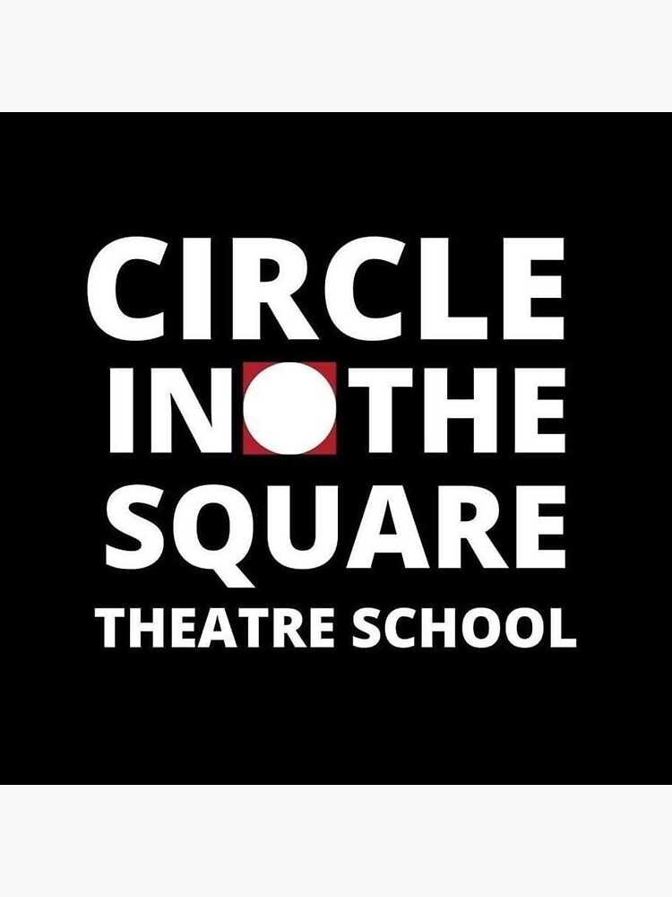  circle in the square theatre school sticker for sale by raeraeactress