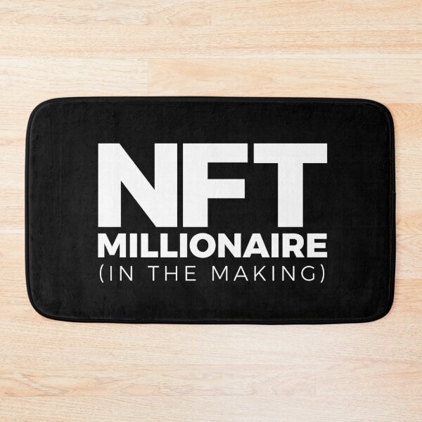 Item preview, NFT MILLIONAIRE (in the making) Crypto artists digital bitcoin eth non-funible designed and sold by frikybomb.